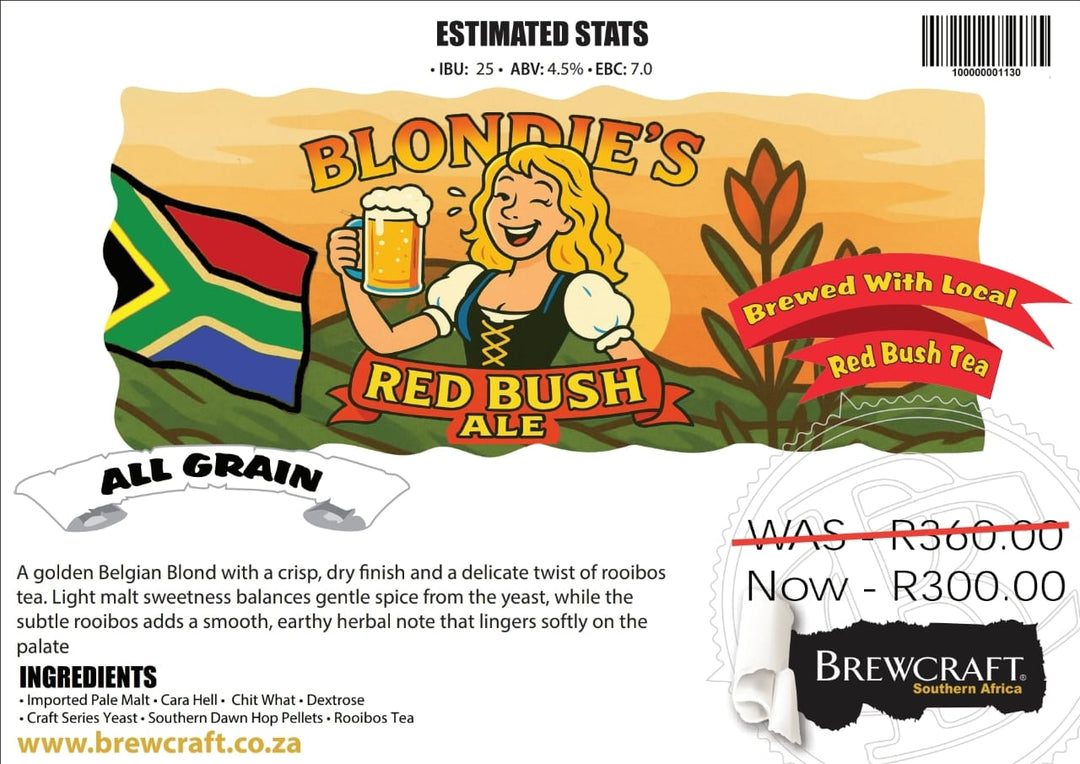 All Grain RK: Blondie's Red Bush Ale