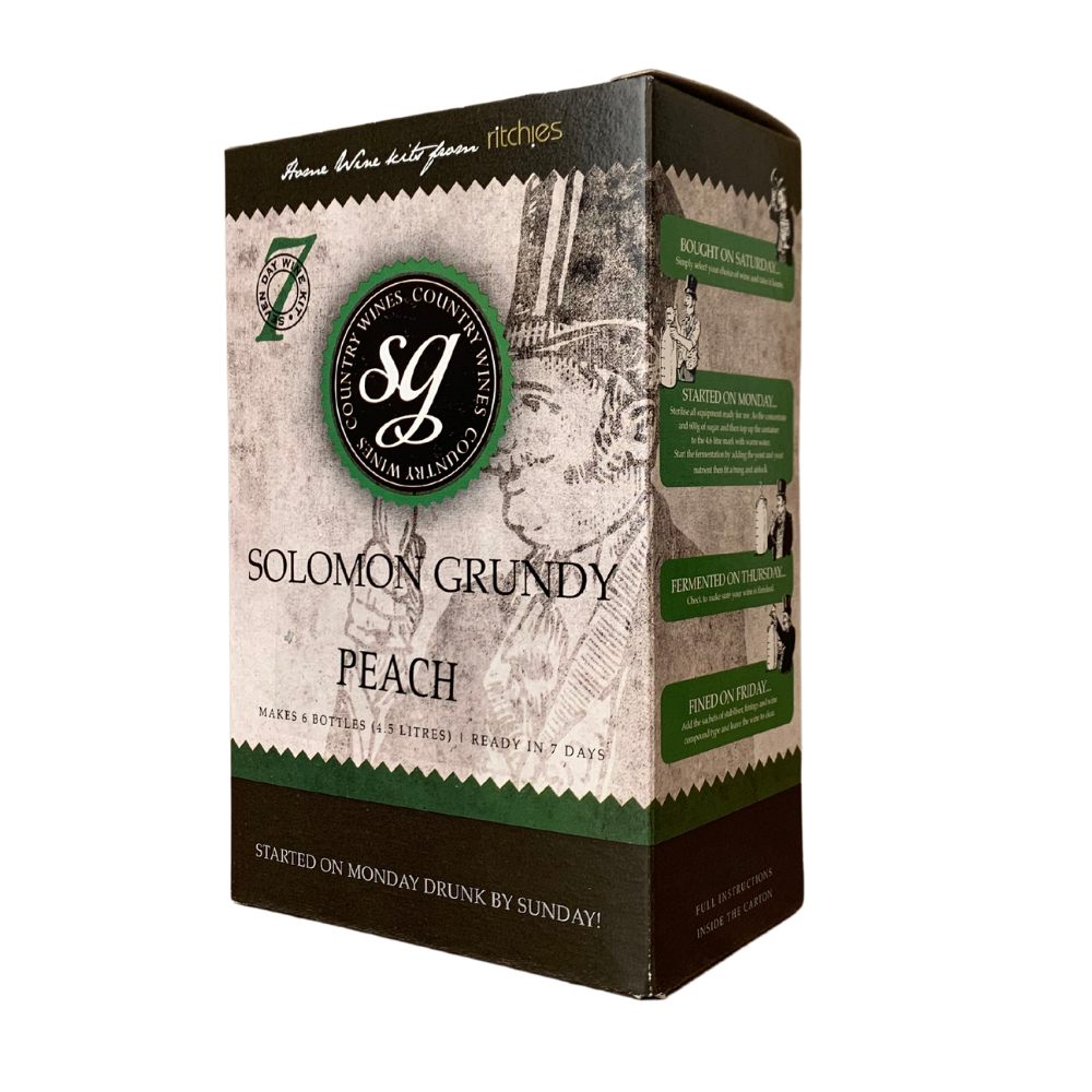 Solomon Grundy Country 6 Bottle Peach