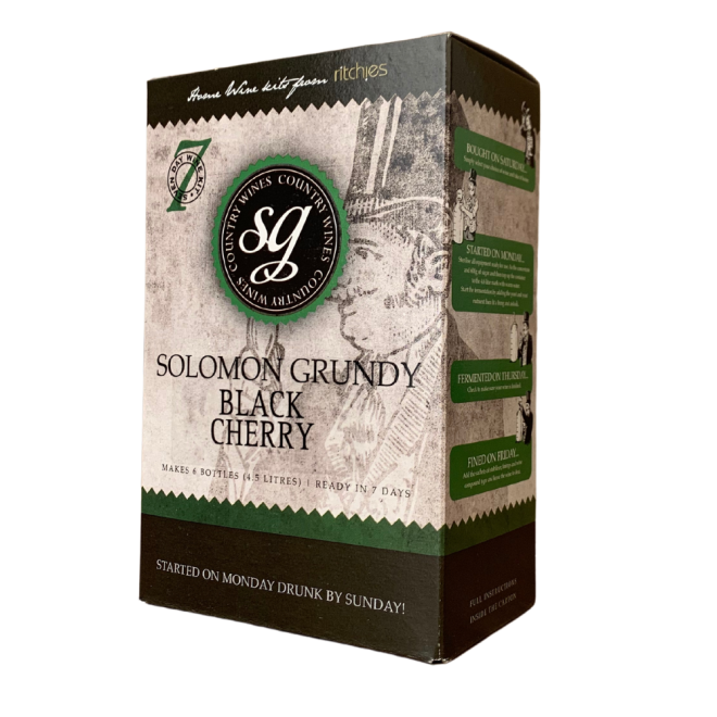 Solomon Grundy Country 6 Bottle Black Cherry
