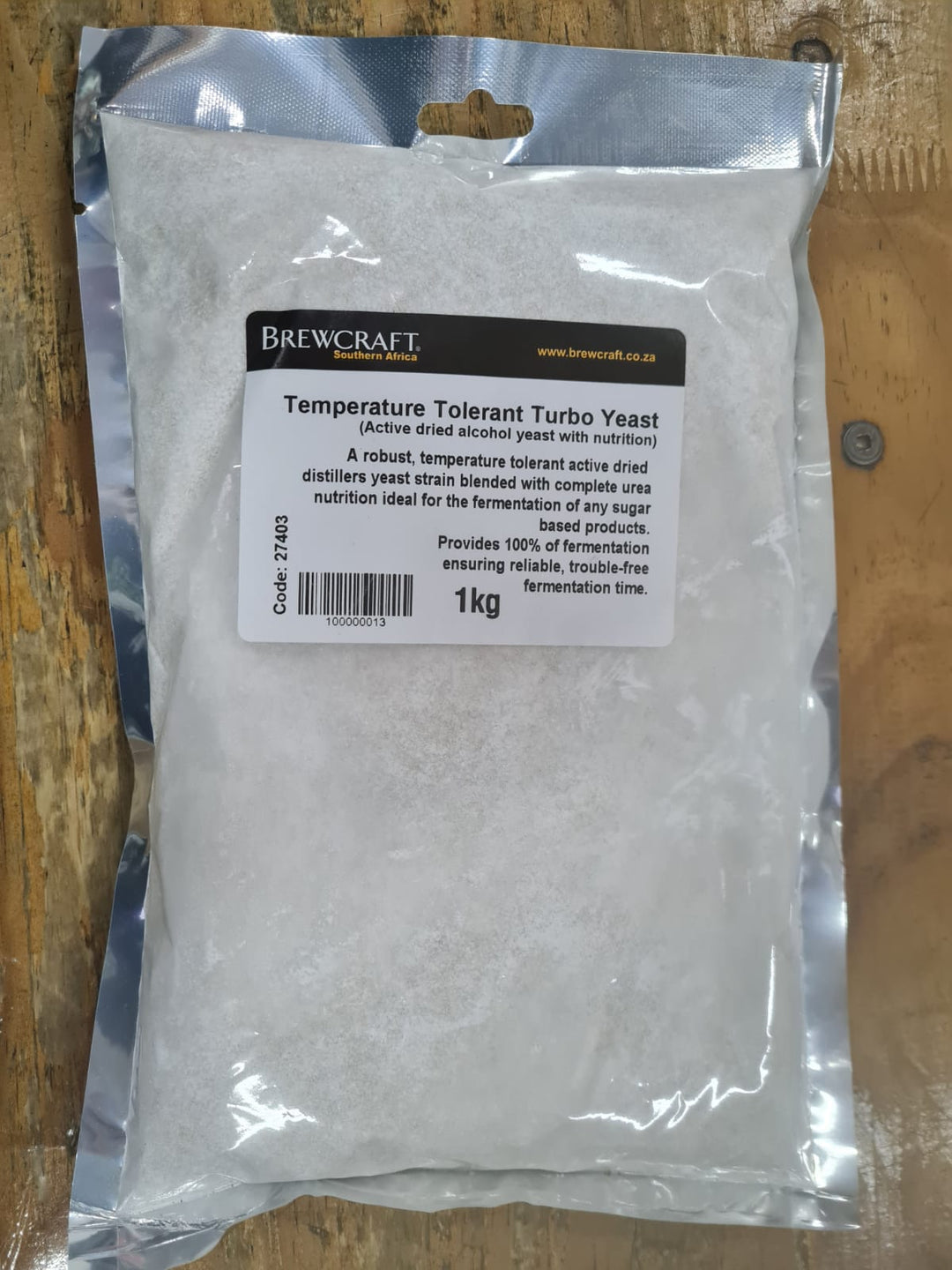 Temperature Tolerance Yeast - 1kg