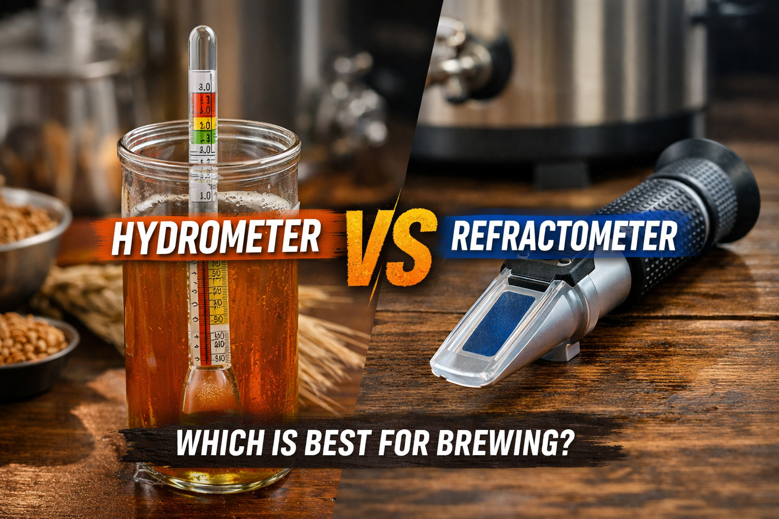 Hydrometer vs Refractometer