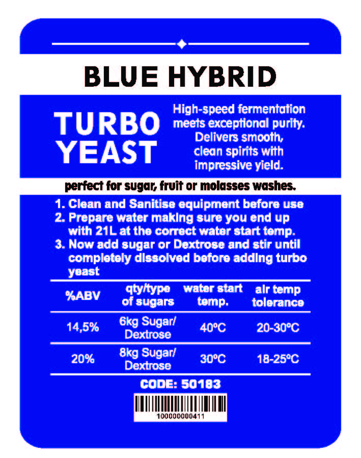 Blue Hybrid Turbo Yeast 140g