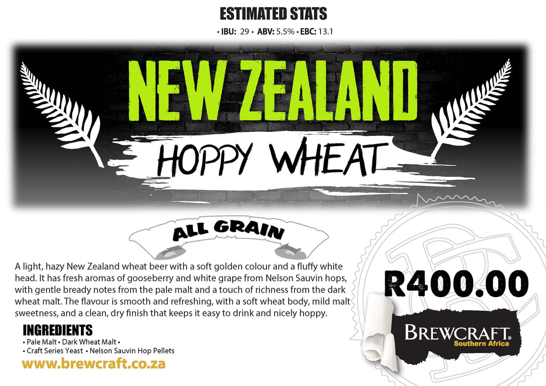 All Grain RK: New Zealand Hoppy Wheat