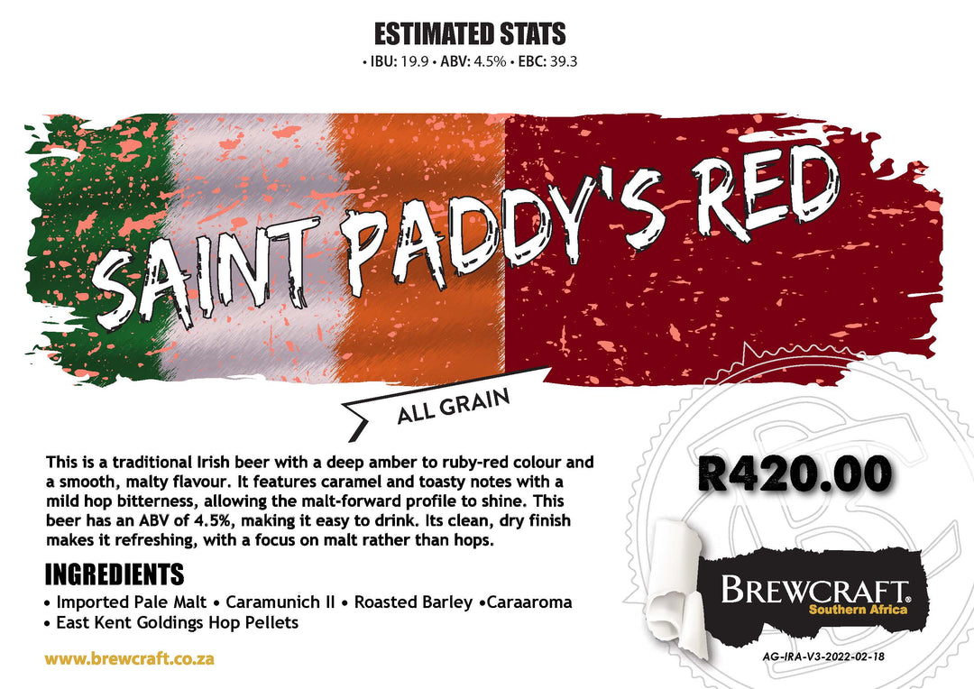 All Grain RK: Saint Paddy's Red Ale