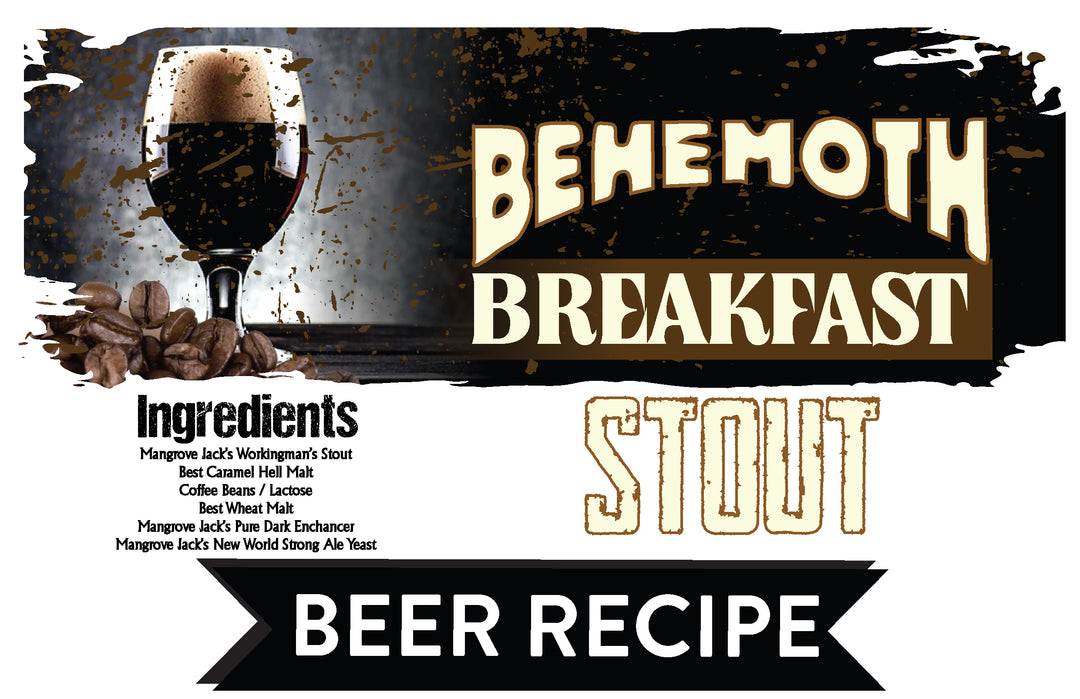 Beer Recipe Kit: Behemoth Breakfast Stout