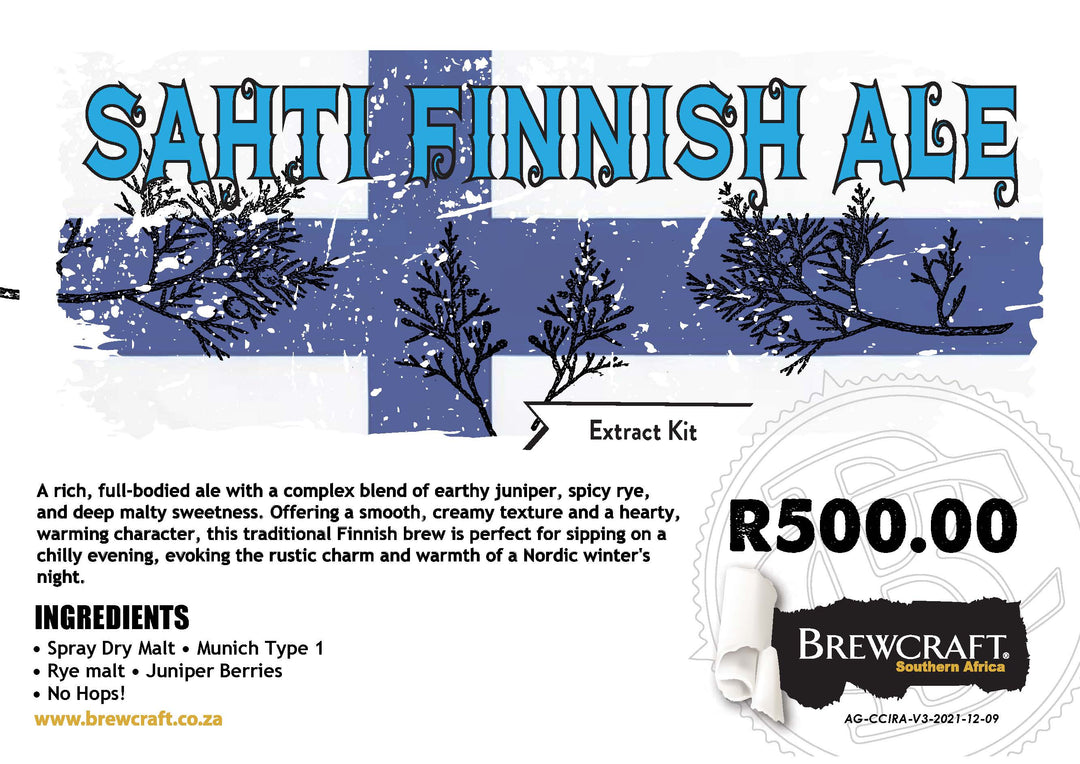 Mini-Mash RK: Sahti Finnish Ale