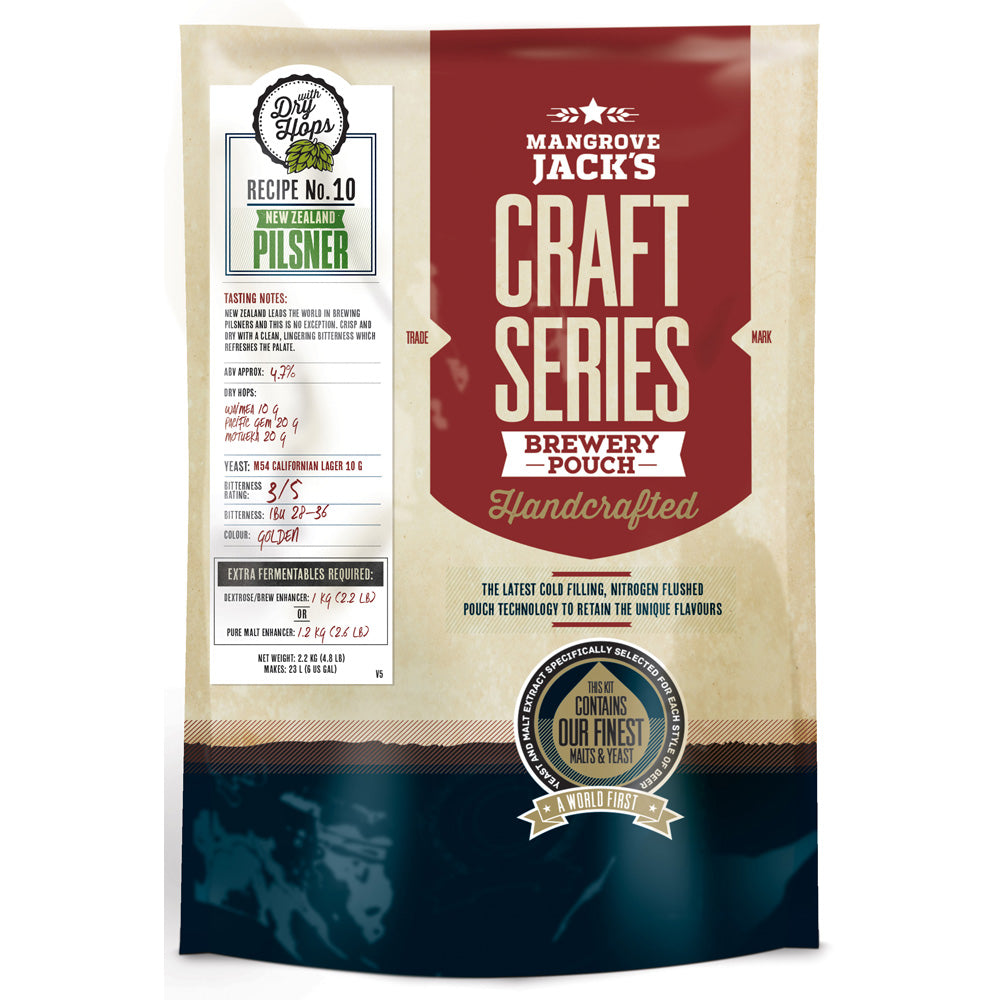 MJ CS, NZ Pilsner with Dry Hops
