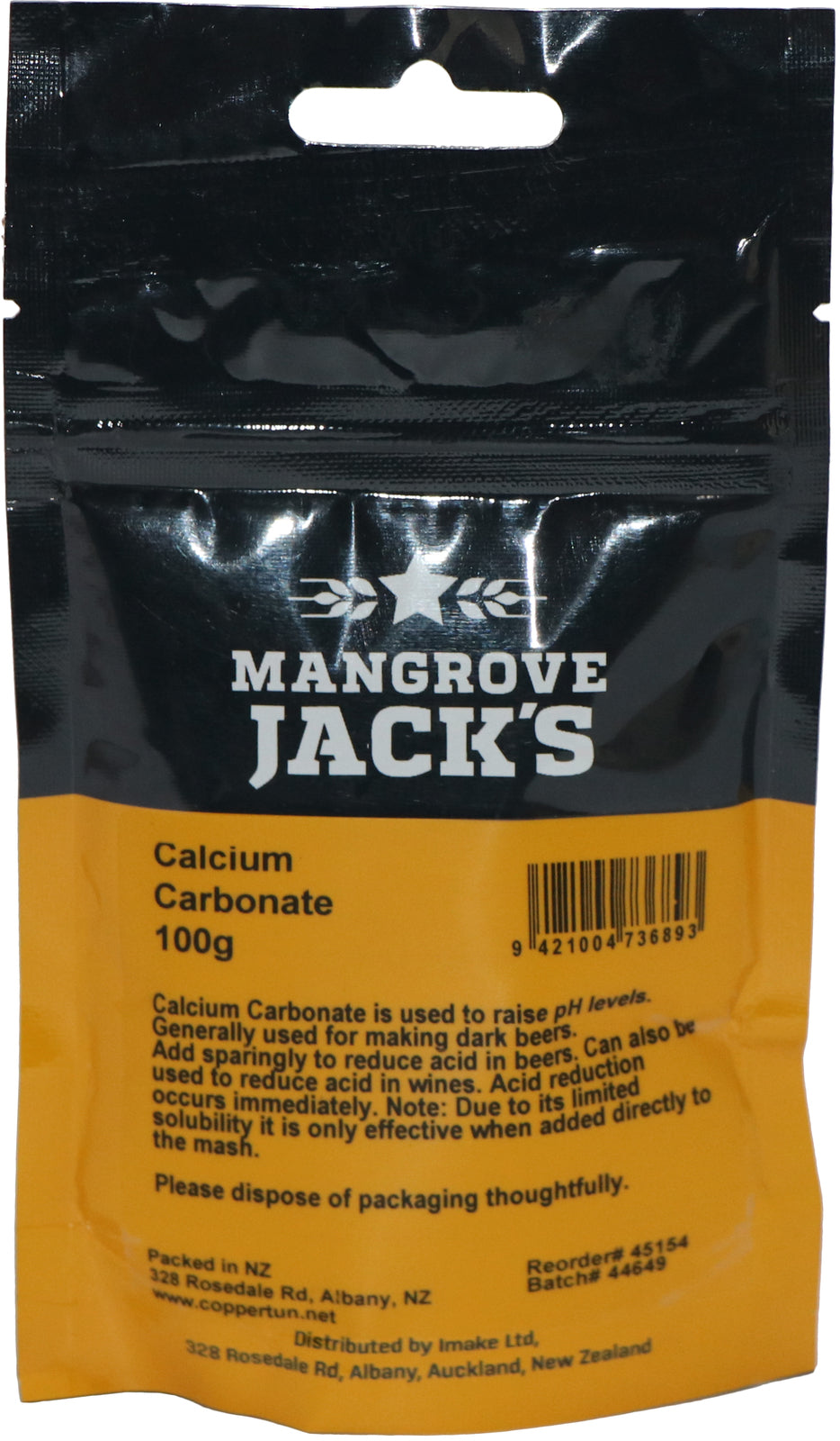 Mangrove Jacks Calcium Carbonate -100g