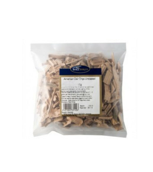 American Oak Chips: Untoasted Medium - 100g