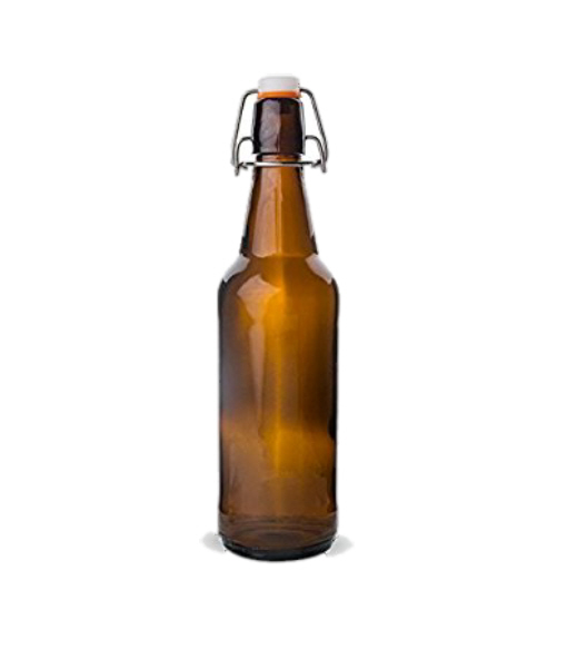 Amber Flip Top Bottle 750ml