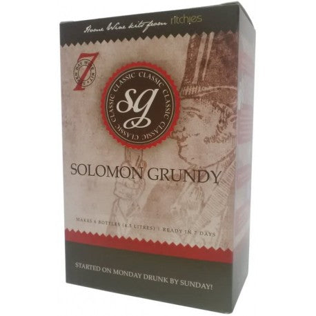 Solomon Grundy Classic 6 Bottle Red