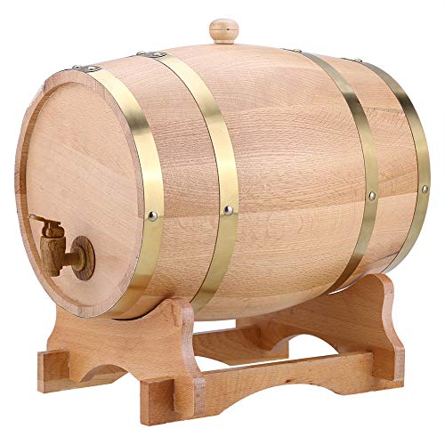 American Oak Barrel With Stand & Tap - 25 Litre