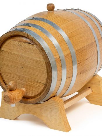 American Oak Barrel With Stand excl Tap - 25 Litre