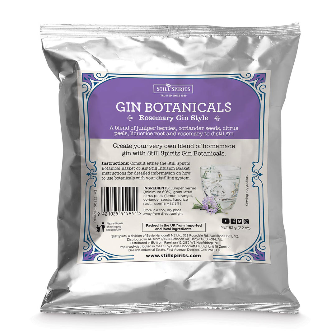 Still Spirits Gin Botanicals - Rosemary Gin Style