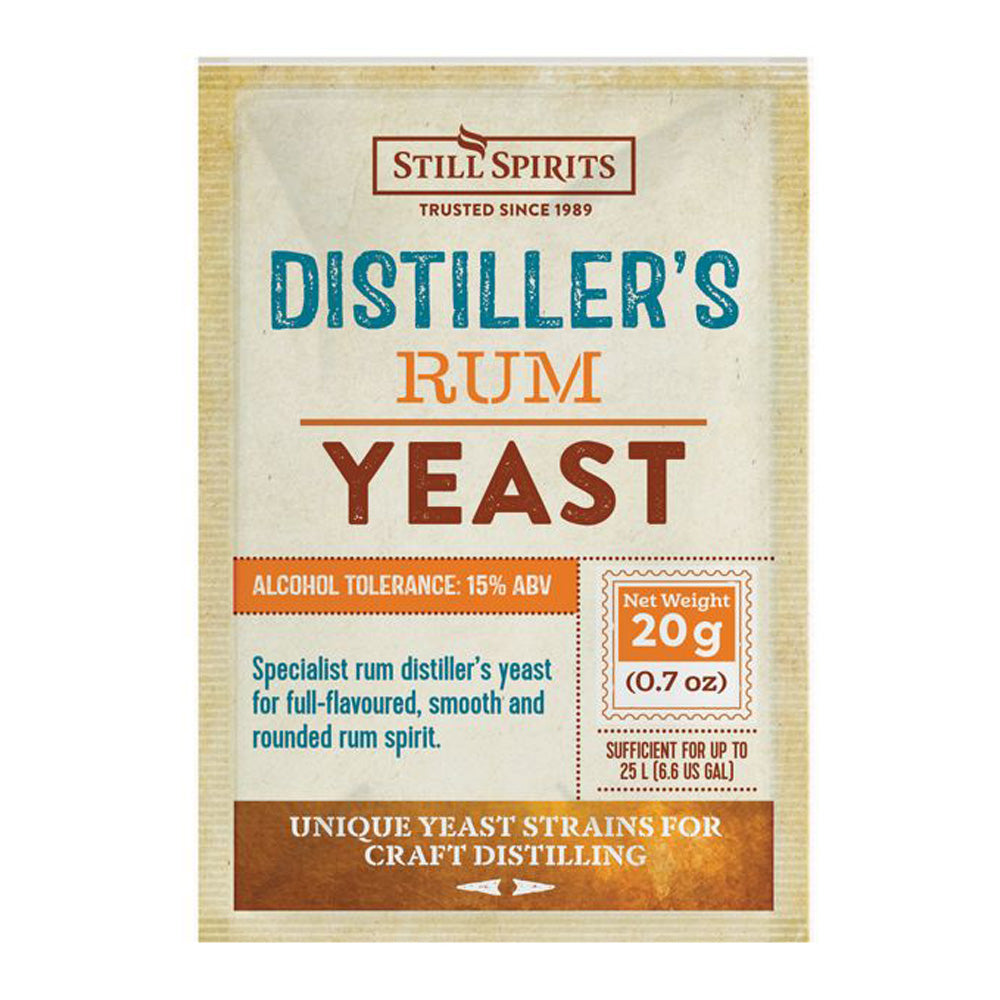 Distillers Rum Yeast - 20g
