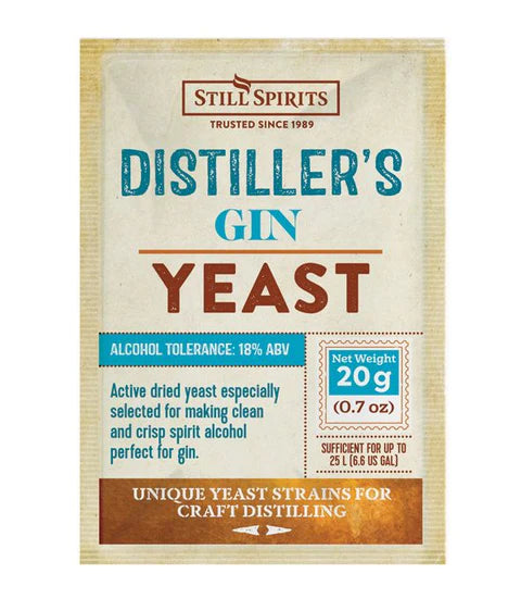 Distillers Gin Yeast - 20g