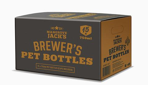 Brewers bottles 15 x 750ml PET Bottles  