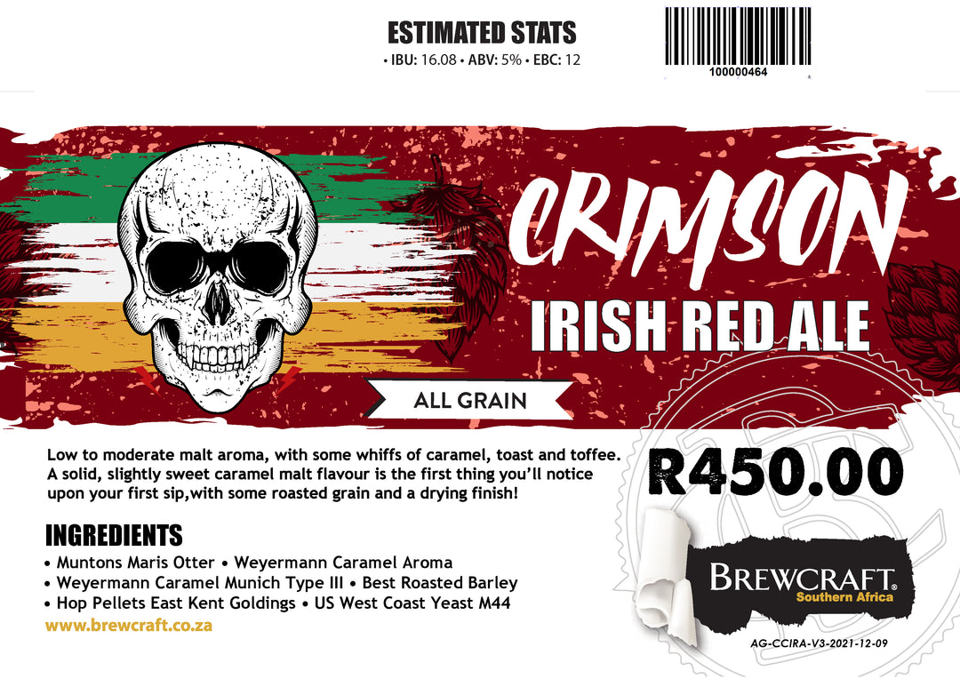 All Grain RK: Crimson Celtic Irish Red