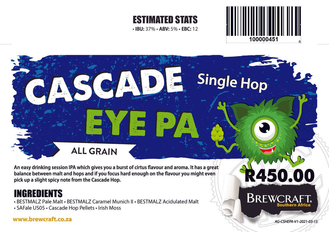 All Grain RK: Cascade Single Hop Eye PA